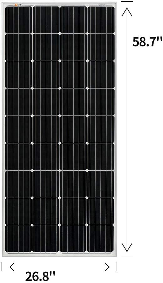 400 Watt 12 Volt 2 Pcs 200W Solar Panel Charge Controller Mounting Brackets Kit V6697