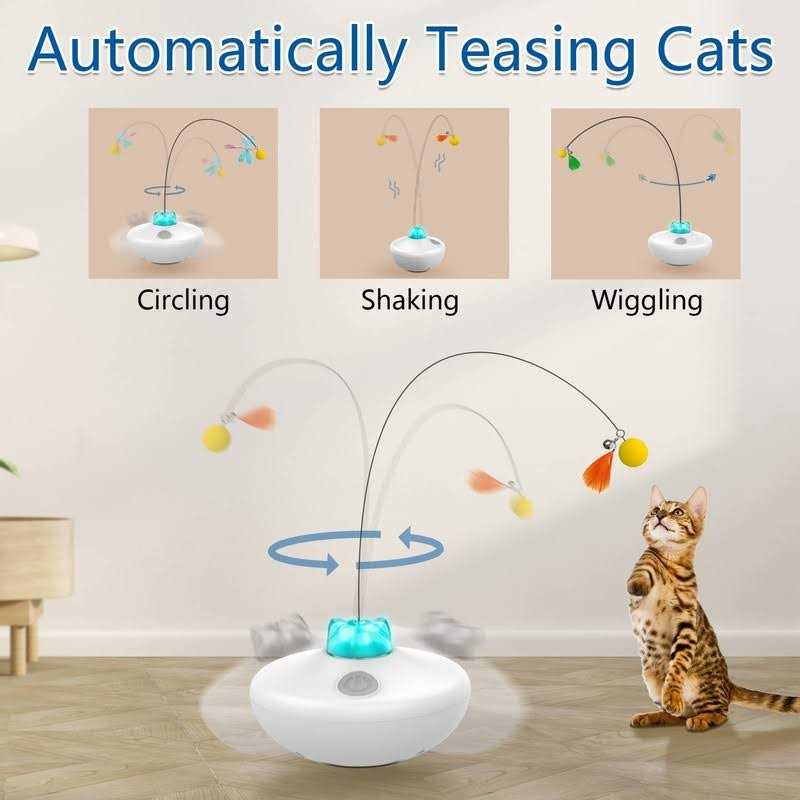 Interactive Cat Toys Rechargeable Cat Exercise Tumbler Y82277