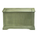 Khaki Green Storage Bench Q94089
