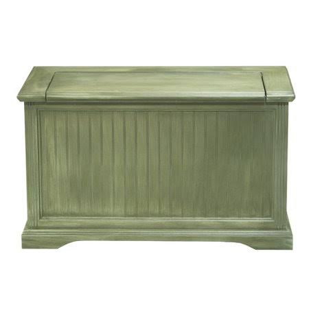 Khaki Green Storage Bench Q94089