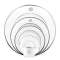 White 5-Piece Place Setting with Can Cup X624