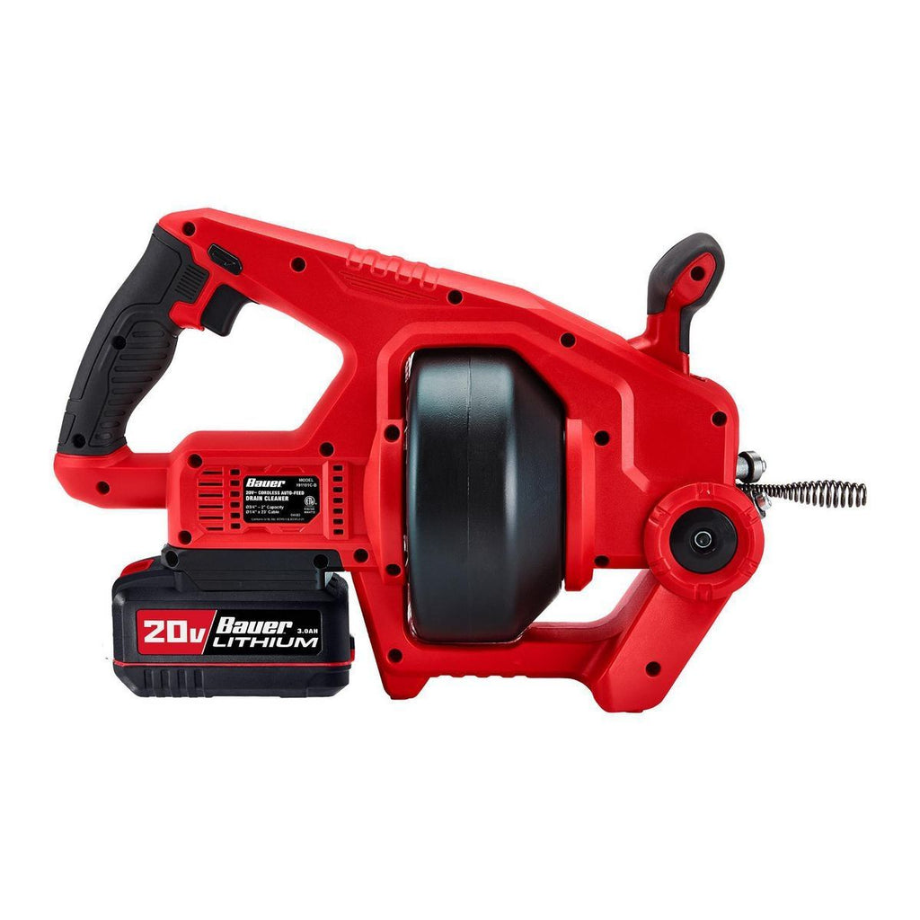 20V Cordless Automatic Feed Drain Cleaner O135