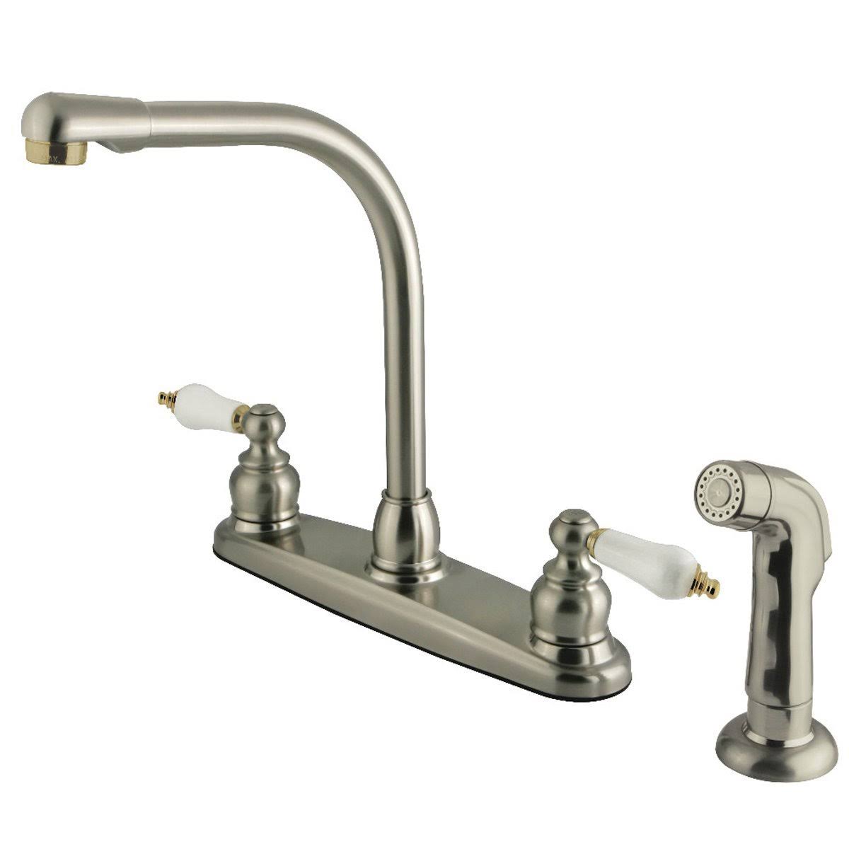 Oil Rubbed Bronze Kitchen Faucet with Sprayer S5103