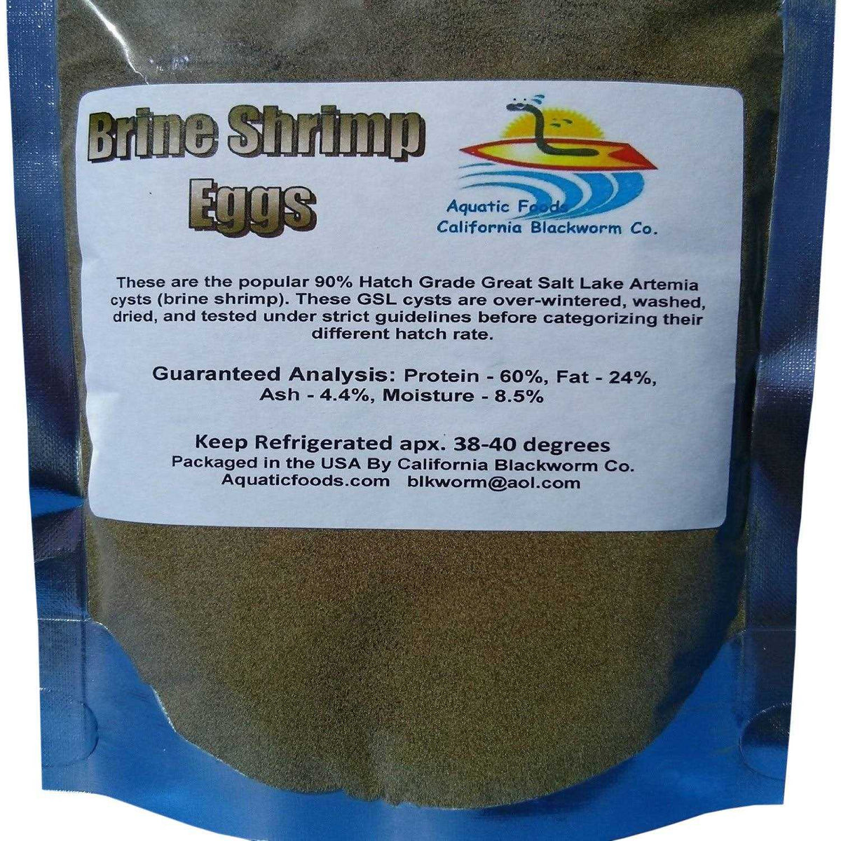 Brine Shrimp Eggs 90% Hatch A922855