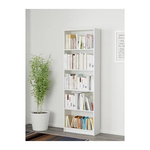 White Bookcase Shelving Unit J104475