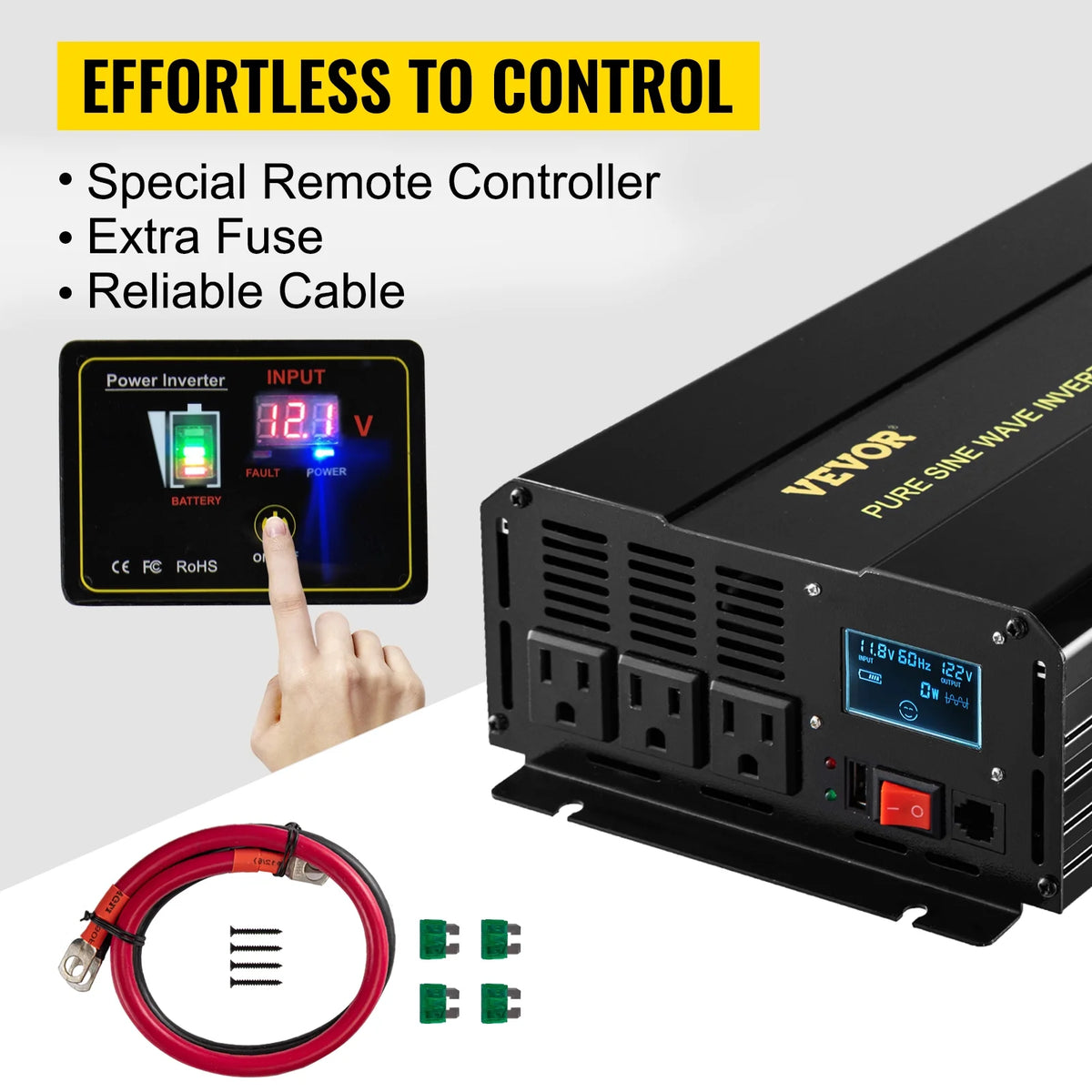 2500 W Pure Sine Wave Inverter X27531