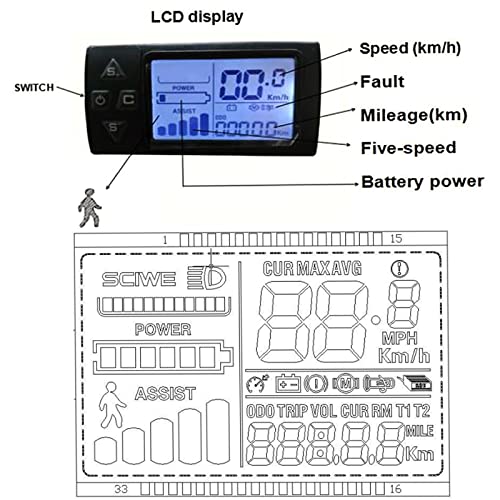 36V 350W Electric Bike Conversion Kit 26" Front Wheel K367