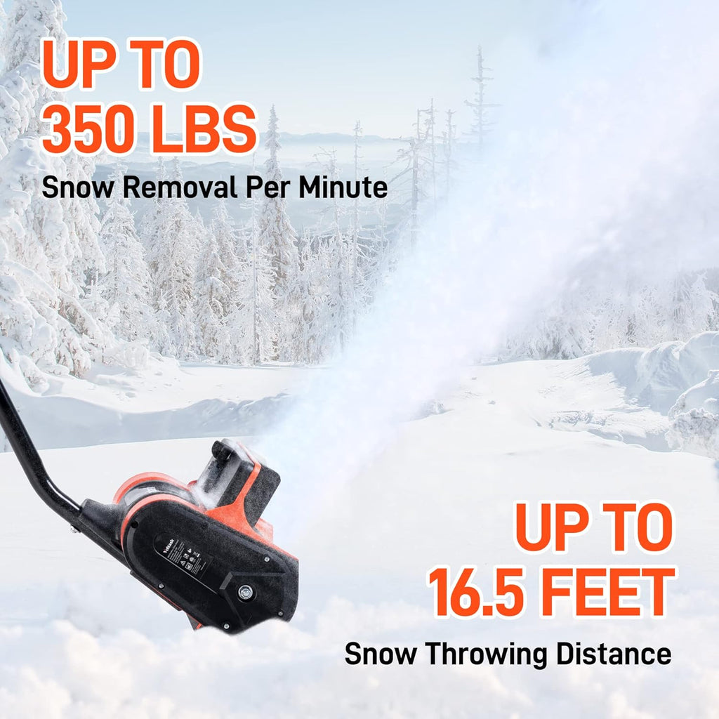 Cordless Snow Shovel with 4.0 Ah Battery & Quick Charger Q116545
