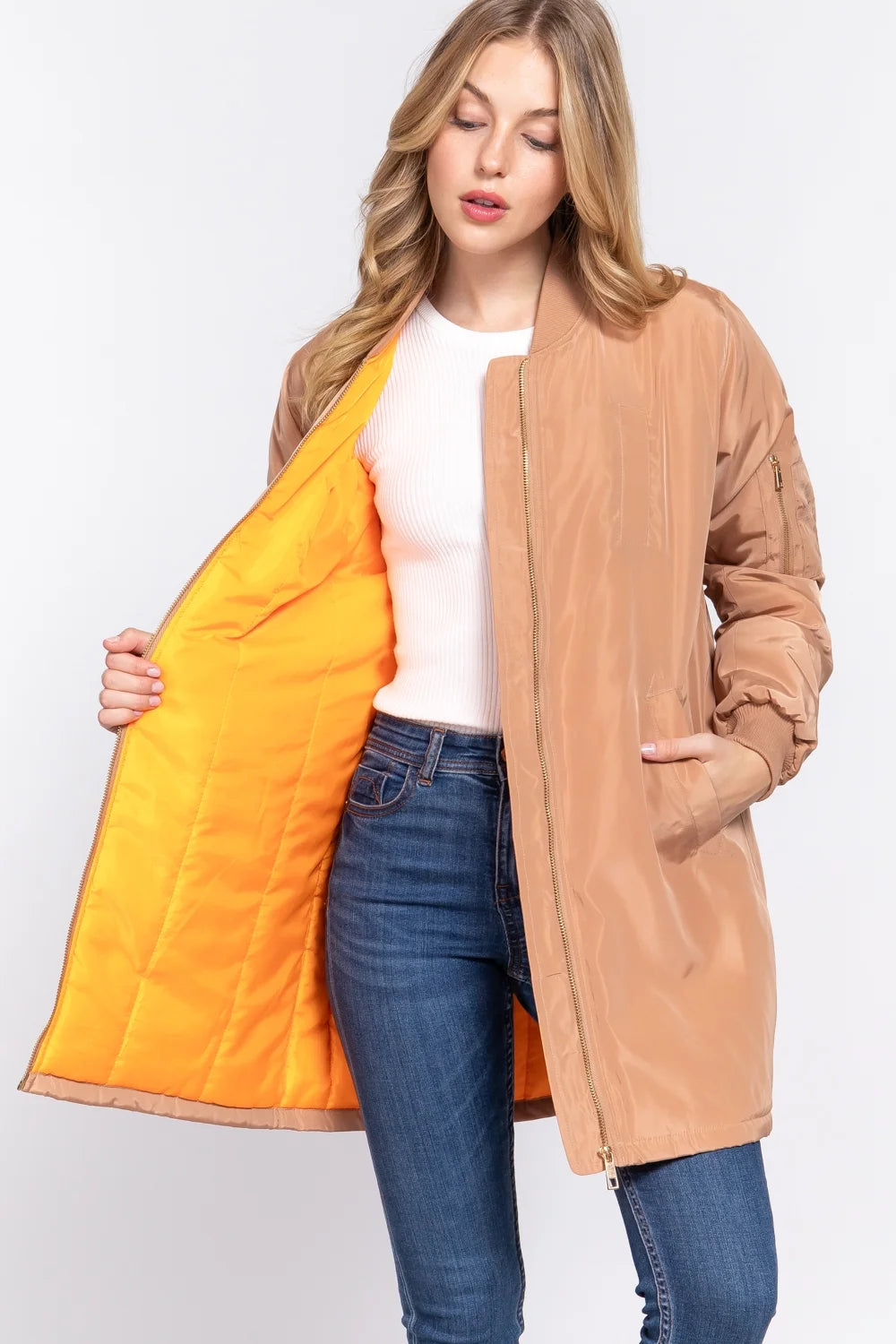 Khaki Small Bomber Jacket G542944