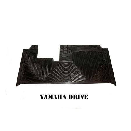 Black Rubber Golf Cart Mat F6223