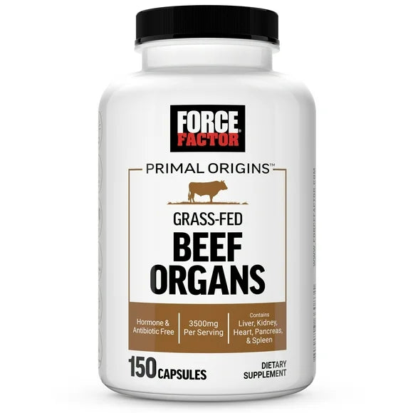 Pasture-Raised Grass Fed Beef Organ Supplement 150 Capsules G46498
