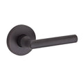 Entry Tube Lever and Contemporary Round Rose Venetian Bronze Finish P69064
