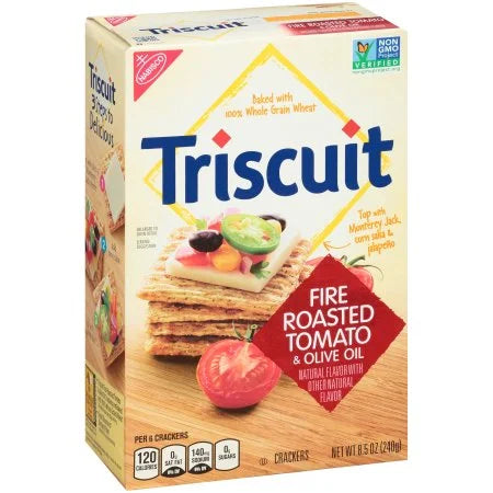 Fire Roasted Tomato & Olive Oil Crackers Pack of 36 J94797