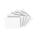 White Index Tabs 9in. x 11in. 250 Sheets per Pack Case of 5 Packs I33029