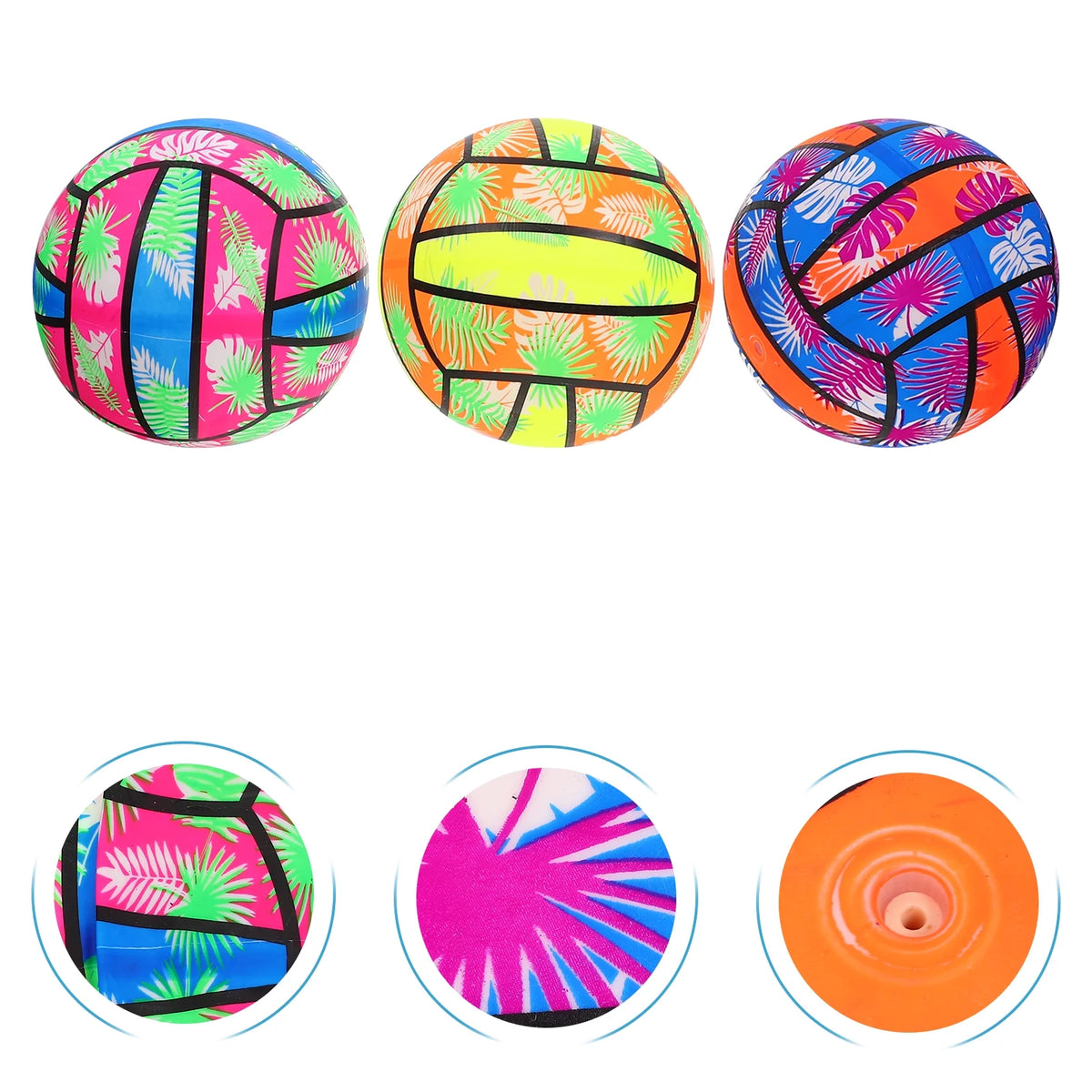 3Pcs Colorful Inflatable Water Volleyball Toy S306570
