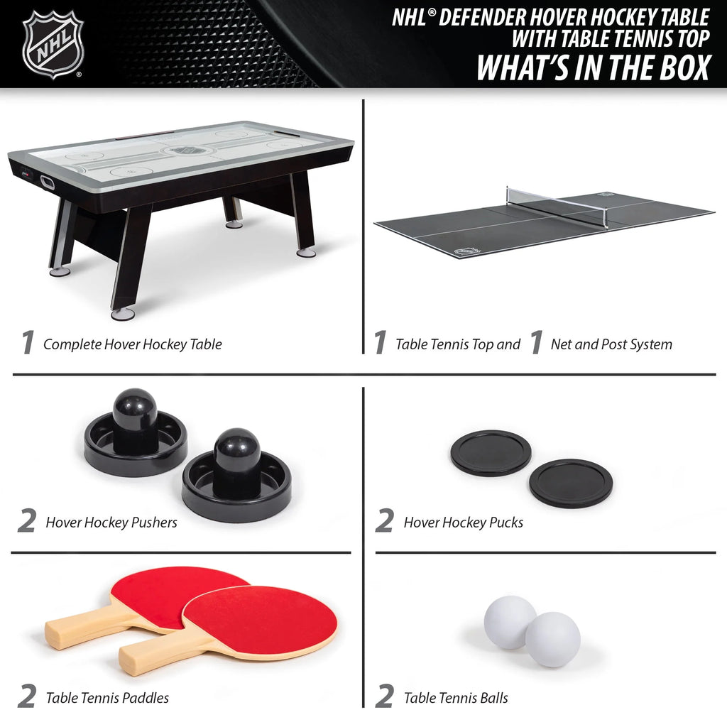 80” 2-in-1 Air Hockey Table with Table Tennis Top Y30033