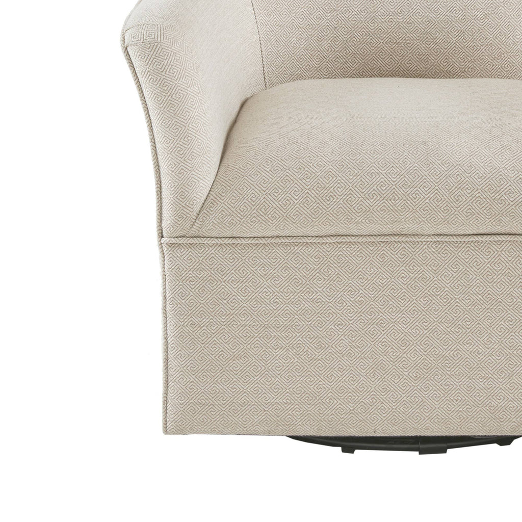 Cream Swivel Glider Chair K877