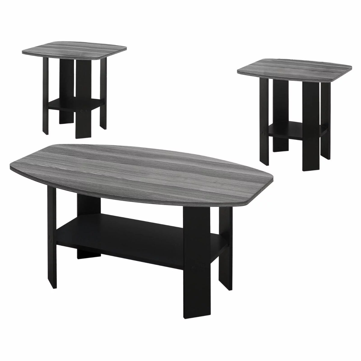 Black 3pcs Table Set U733451