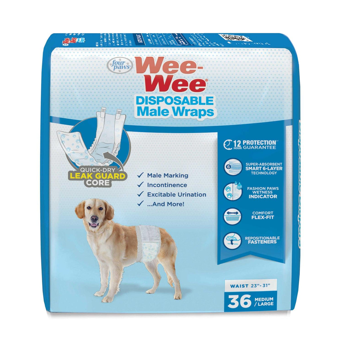 Disposable Male Dog Wraps K57266