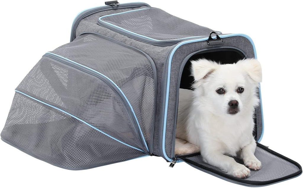 Expandable Soft-Sided Pet Travel Carrier F9704