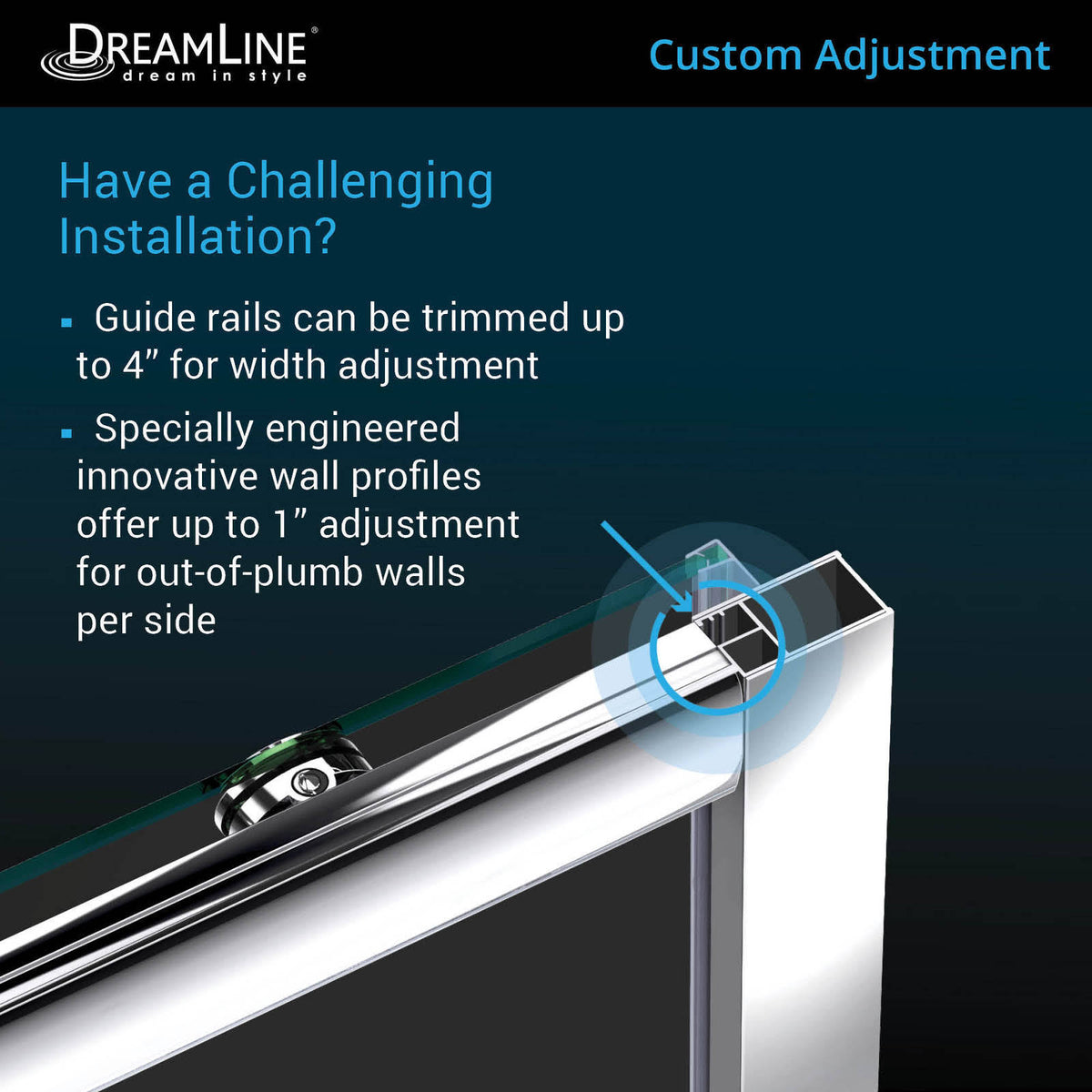 72 in. Semi-Frameless Sliding Shower Door Clear Glass Brushed Nickel F18721