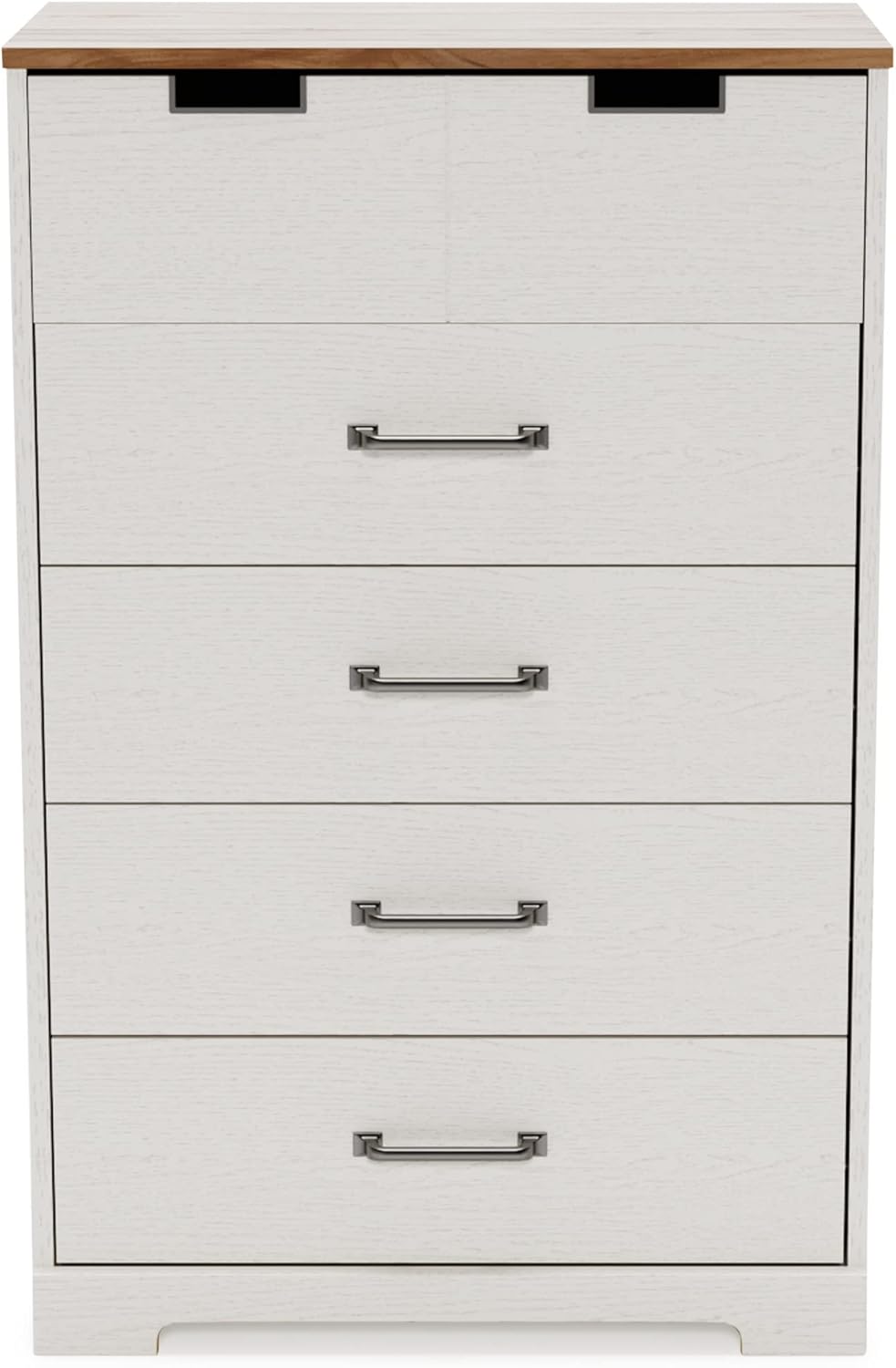 White 3 Drawer Wood Chest L9893
