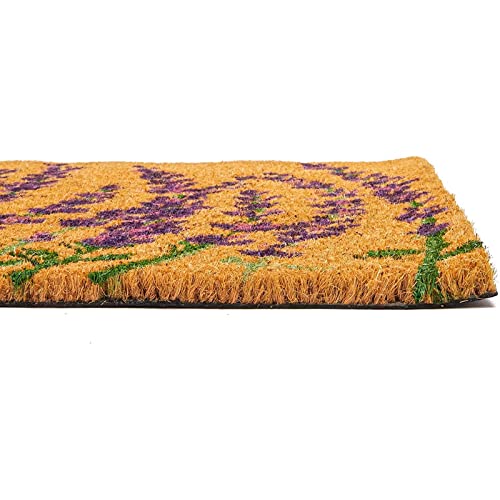 Lavender Coir Door Mat 17x30 inches D149694