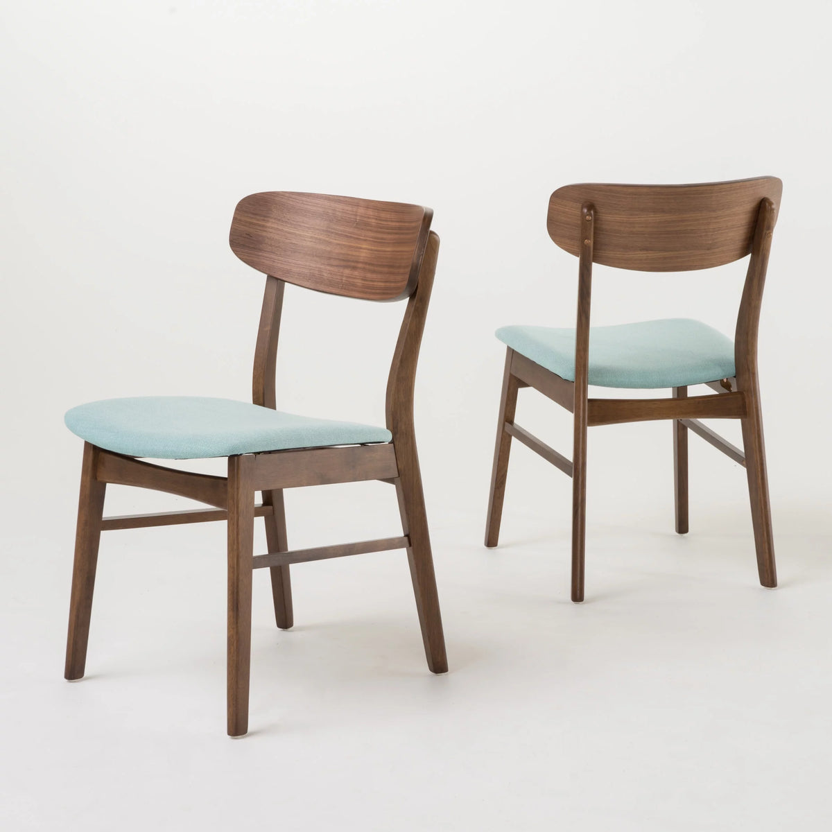 5 Piece Mint and Walnut Dining Set F5481