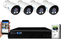 8 Channel 4K PoE Security Camera System with 4 Cameras U750