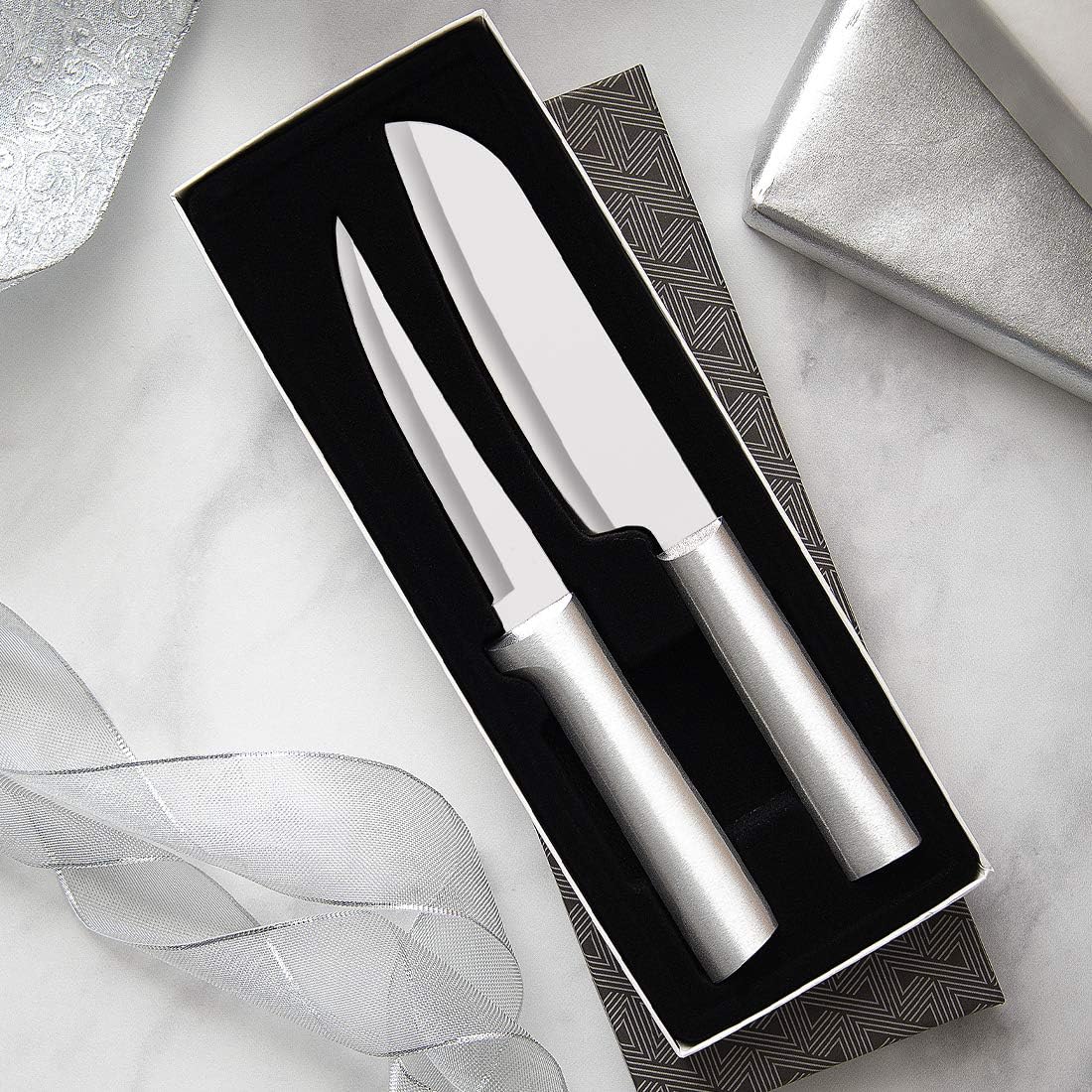 Two Piece Stainless Steel Knife Set, 8 Inches A497