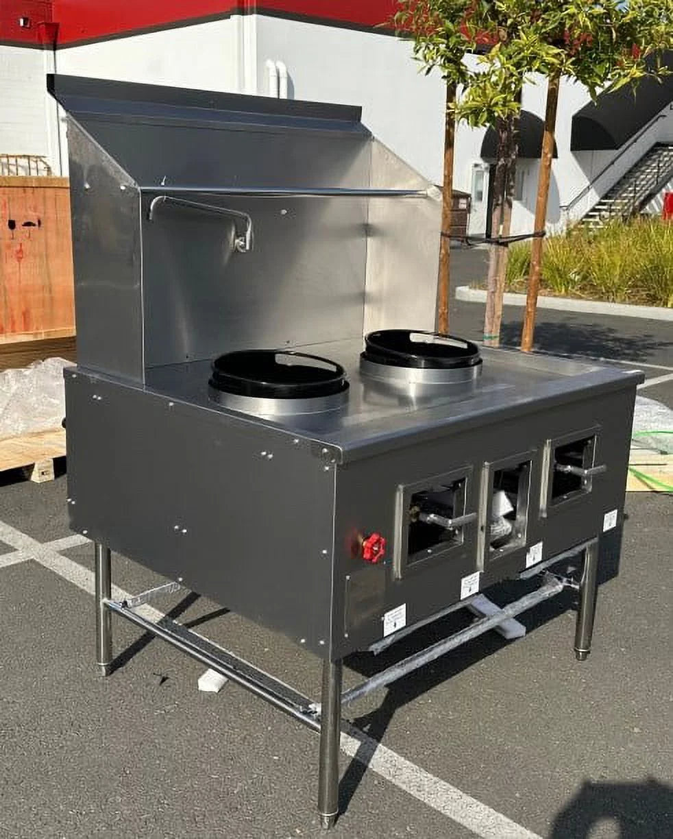 2 Ring Chinese Wok Range Natural Gas D69604
