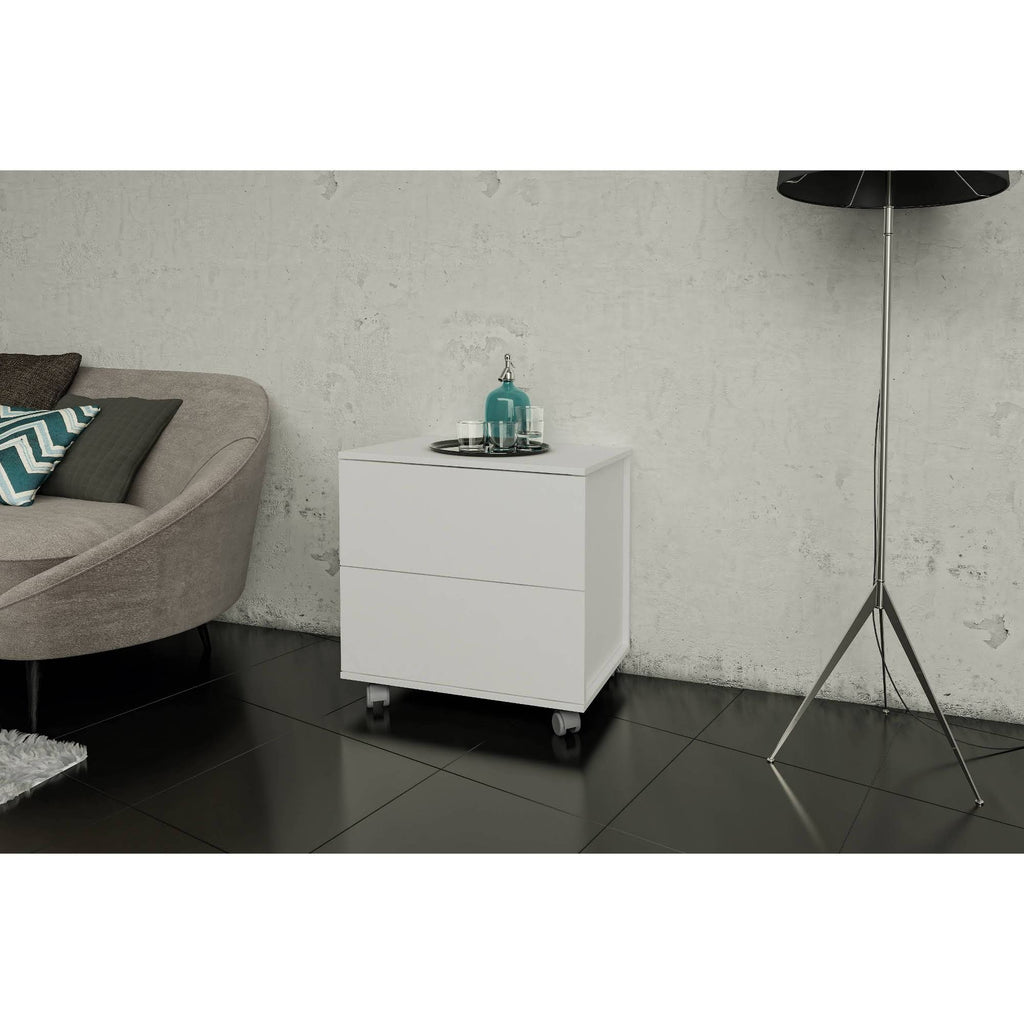 White 2 Drawer File Cabinet H623504
