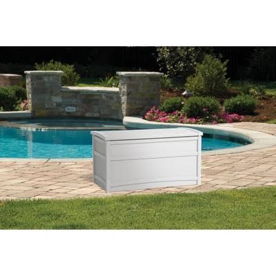 White Resin Deck Box Y9830