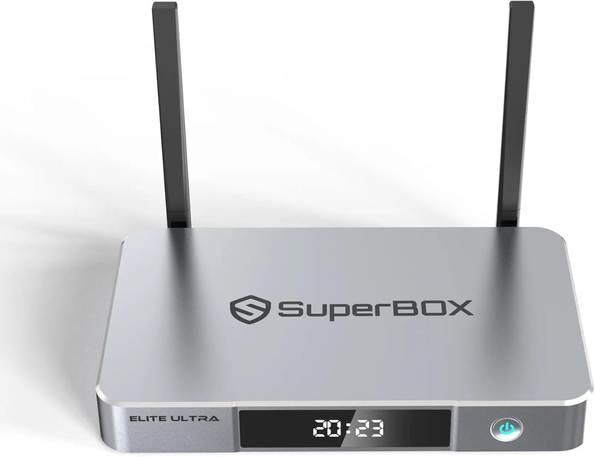 6K TV Box with 8K HDMI Cable, 64GB TF Card, 64GB USB Drive, Backlit Keyboard, Voice Remote, Android 12, 4GB RAM, 128GB Storage F663026