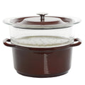 5qt Casserole with Glass Steamer U42781