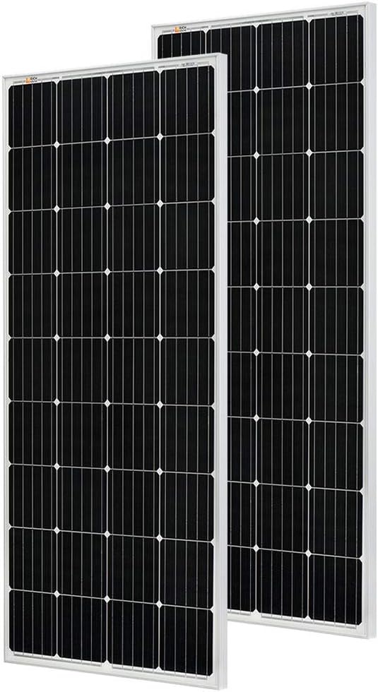 400 Watt 12 Volt 2 Pcs 200W Solar Panel Charge Controller Mounting Brackets Kit V6697