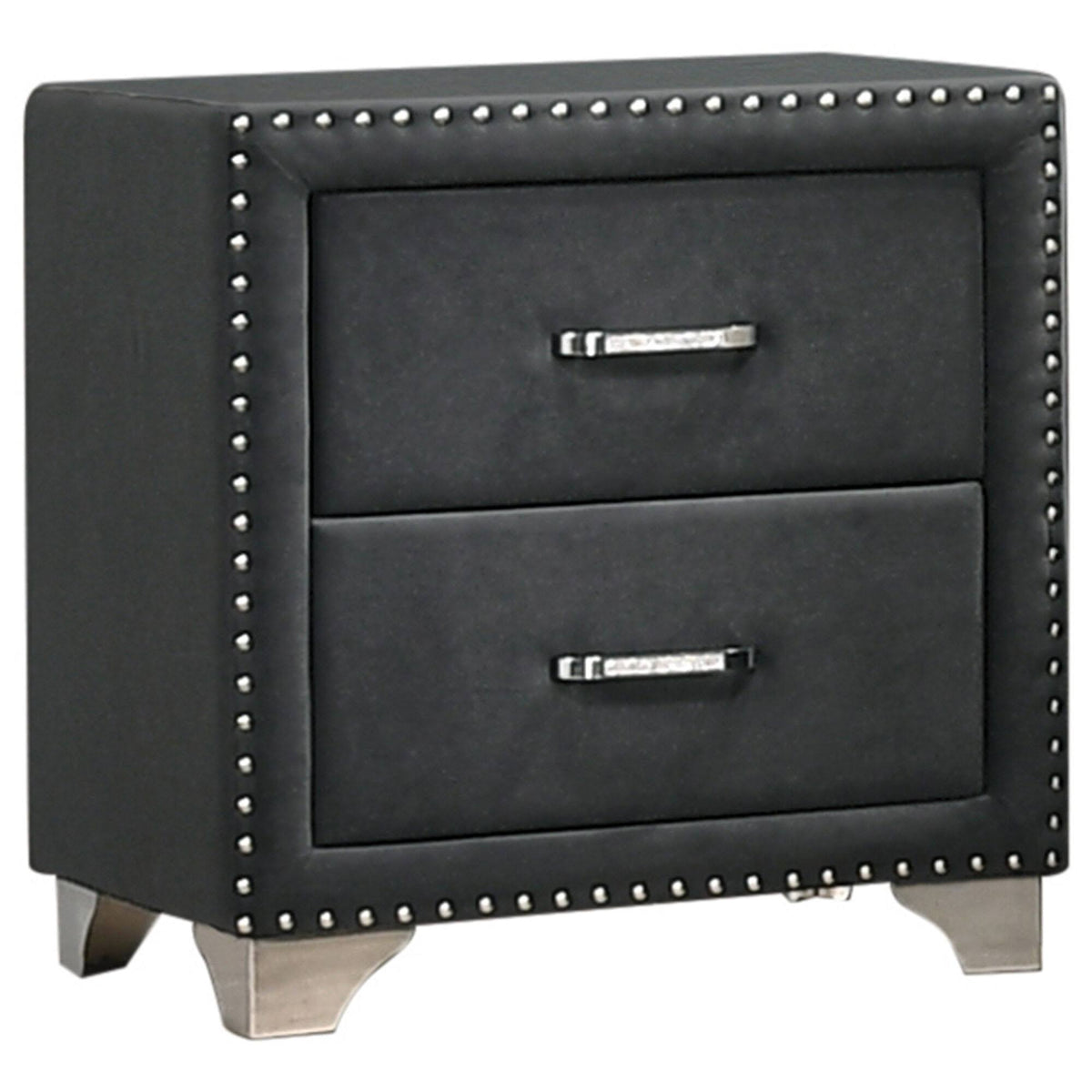 Grey Queen Wingback Upholstered Bed C84022