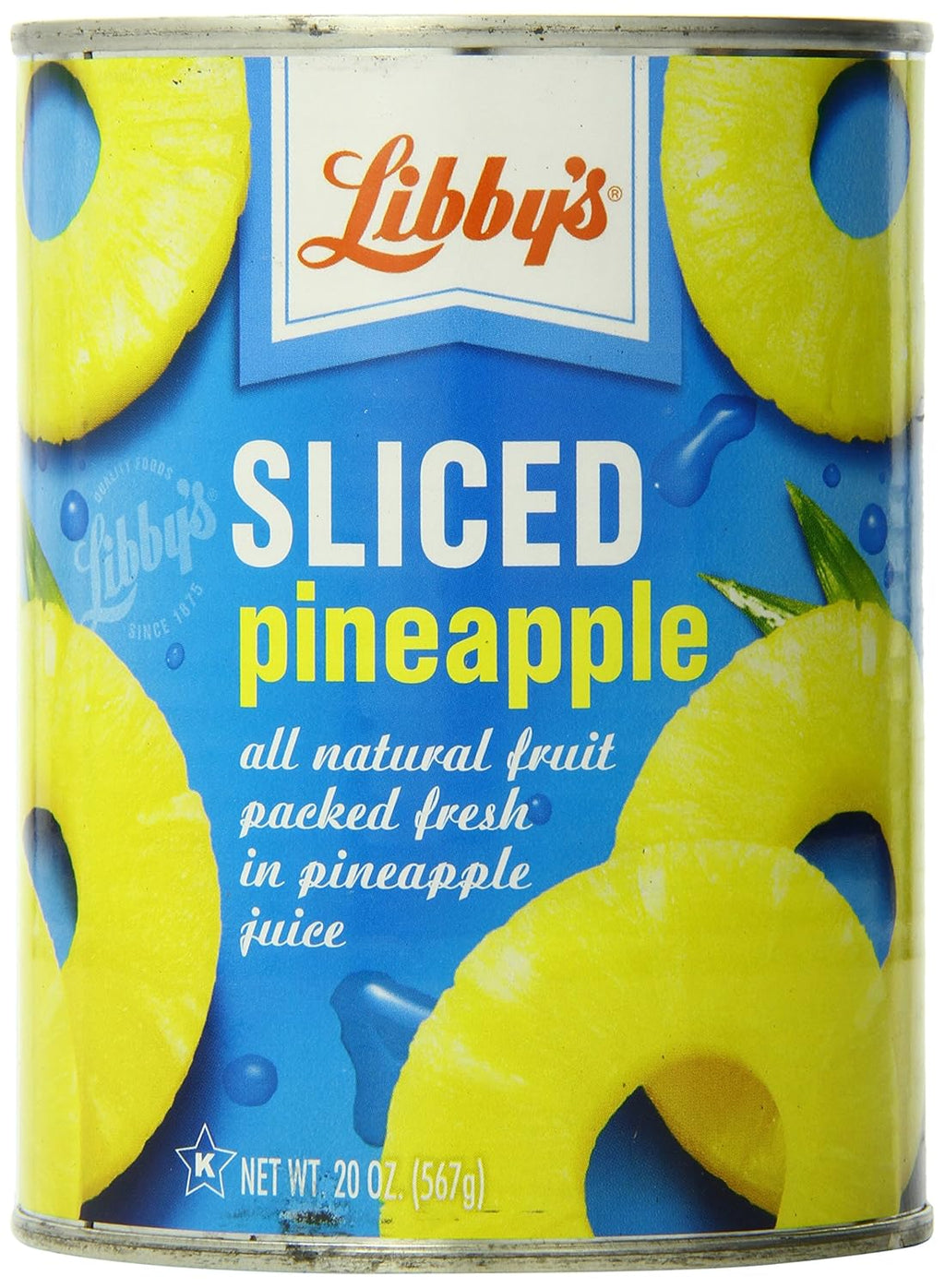 Sliced Pineapple, 20 Ounce (Pack of 12) J93578