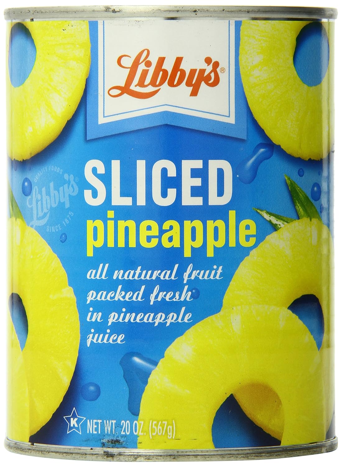 Sliced Pineapple, 20 Ounce (Pack of 12) J93578