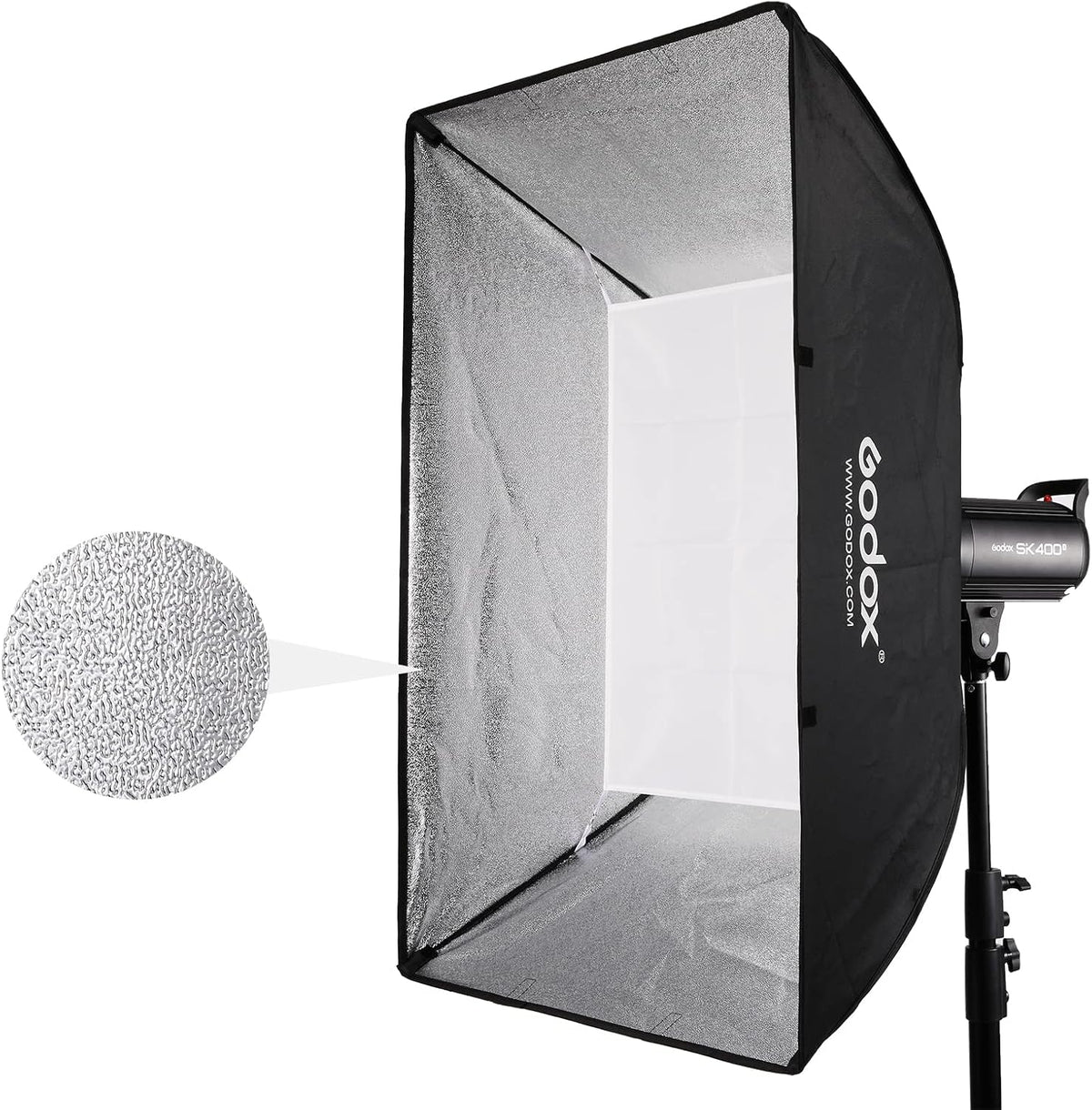 60x90cm Portable Strip Rectangle Softbox Reflector with Bowens Mount and Carry Bag R531485