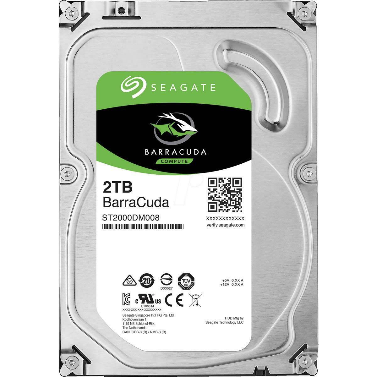 2TB Internal Hard Drive HDD 3.5 inch SATA 6Gb/s 7200 RPM M83295