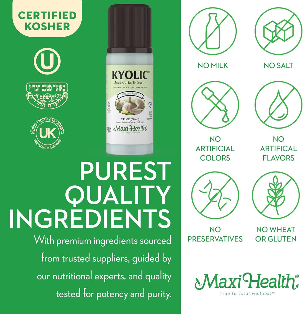 Odorless Organic Garlic Liquid Supplements 2 Pack A28828