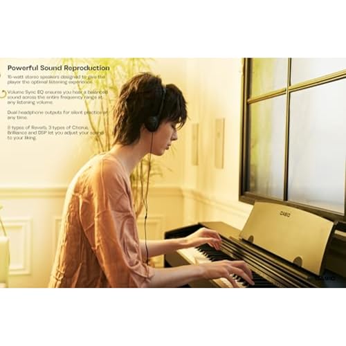 88-Key Weighted Console Digital Piano, Black T996