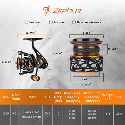 Ultralight Spinning Reel with Carbon Fiber Construction G44491