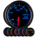 Black 7 Color 100 PSI Fuel Pressure Gauge Kit I295