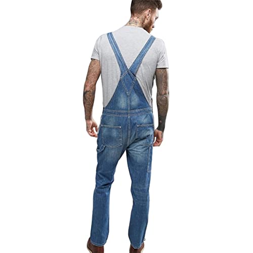 Men's Denim Bib Overalls J8297