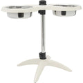 Adjustable Stainless Steel Double Elevated Dog Bowls B30253