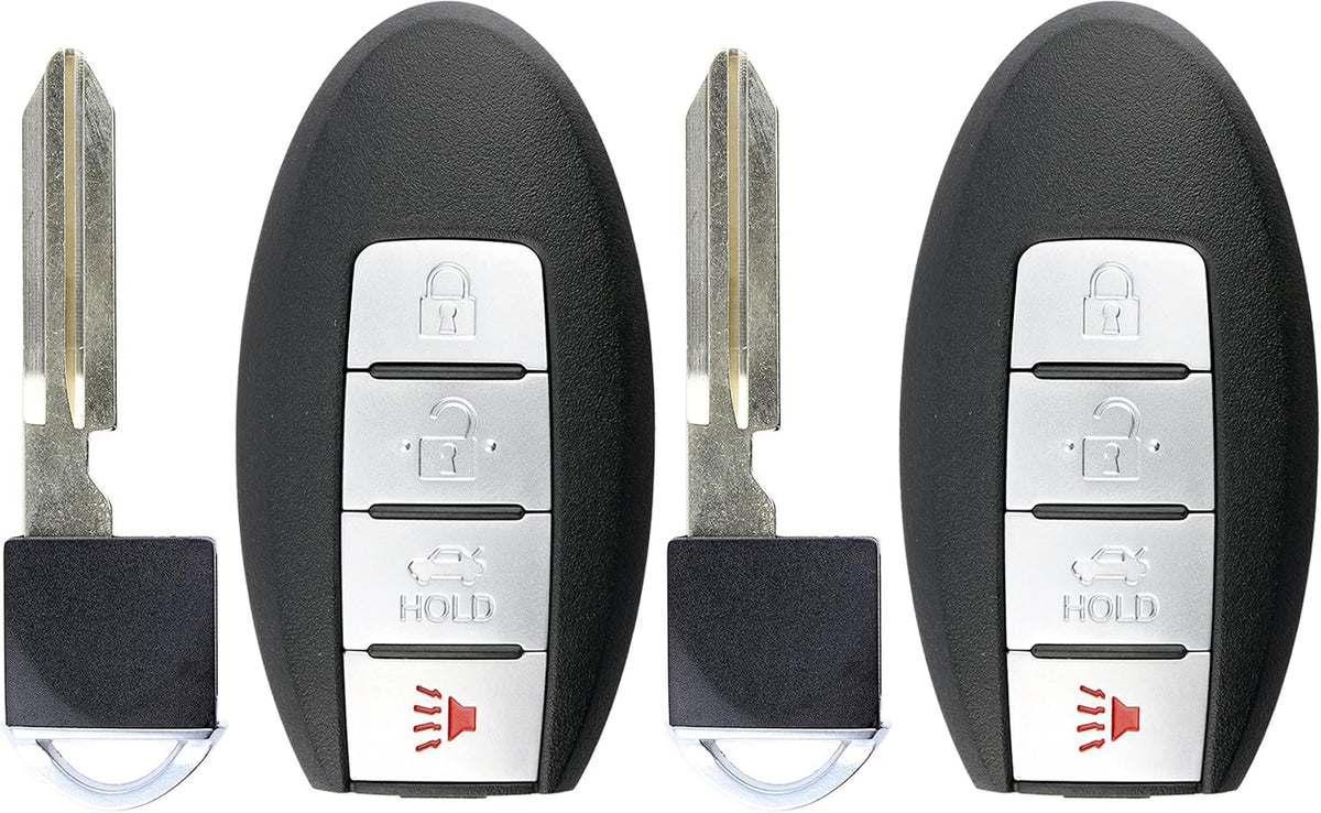 Keyless Entry Remote Control Car Smart Key Fob Replacement Pack of 2 N71903