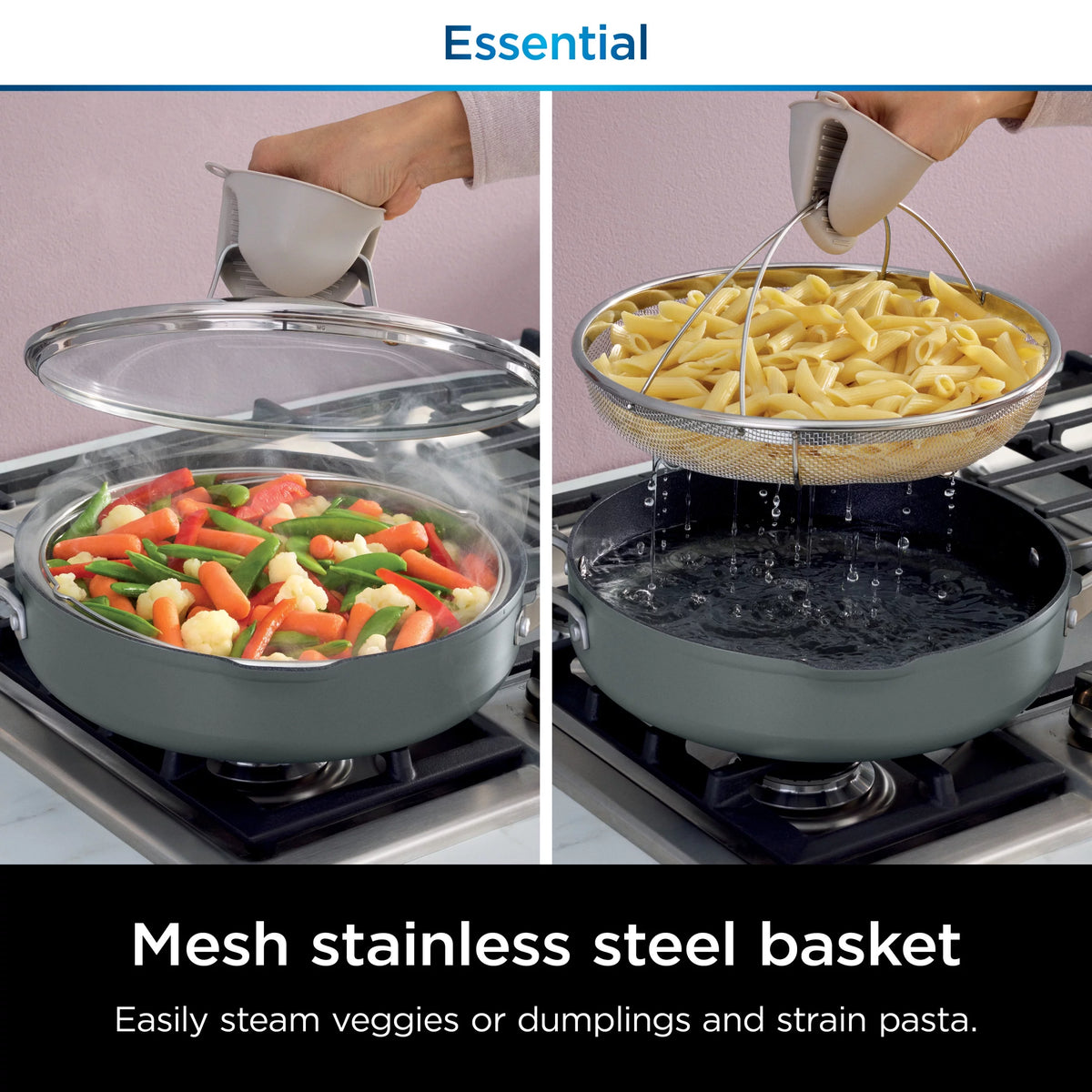 Sea Salt Grey Non Stick Pan N66606