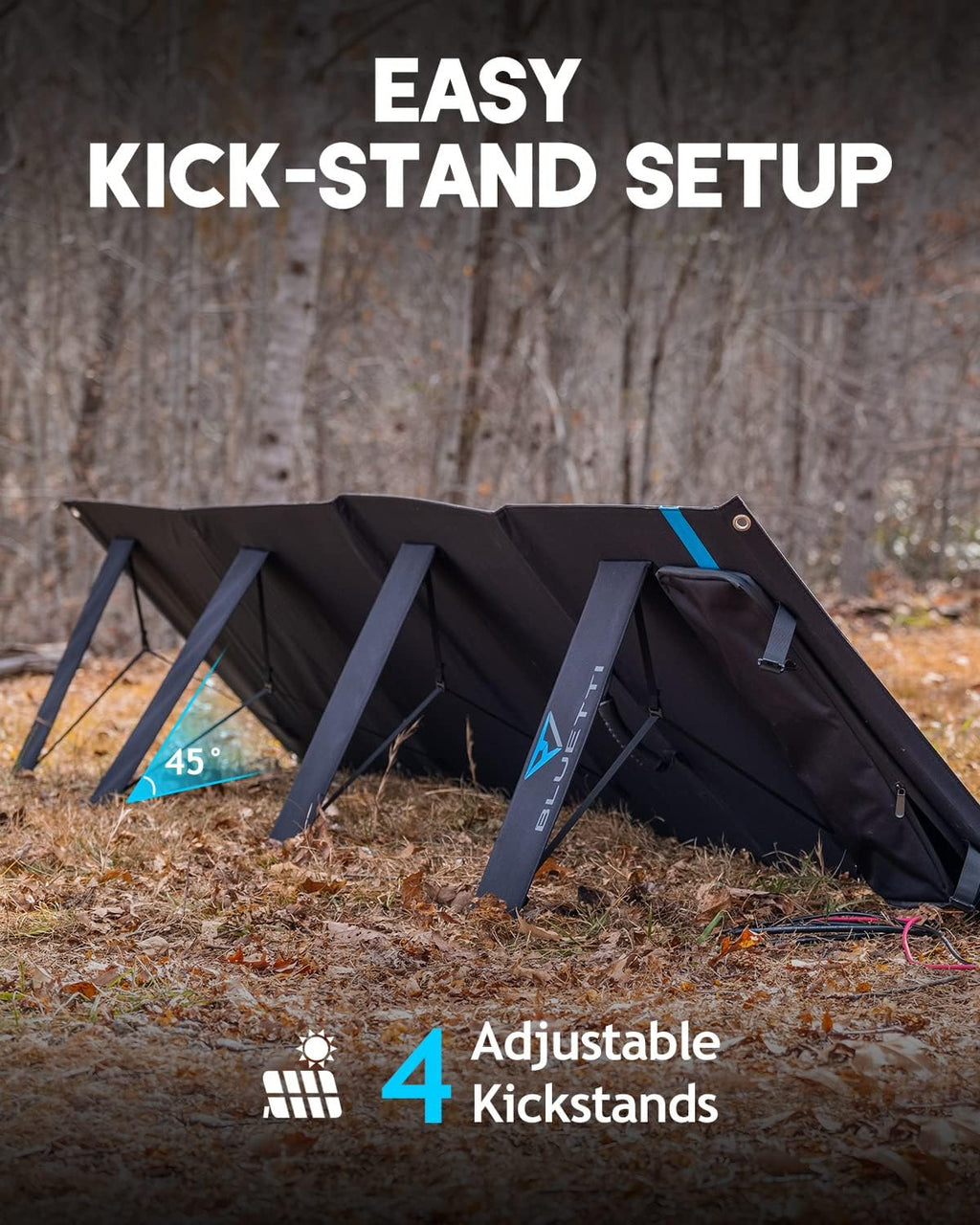 350W Foldable Solar Panel with Adjustable Kickstand U508